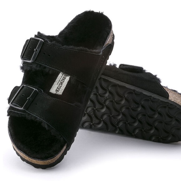 Birkenstock Shoes - Birkenstock Arizona Shearling
Suede Leather